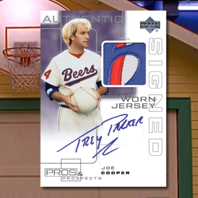 2000 Upper Deck Pros and Prospects Baseketball Game Jersey Autograph Banner