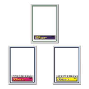 1983 Topps Football Blank Template