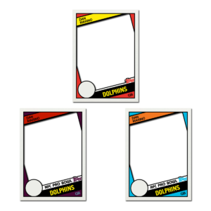 1984 Topps Football Blank Template