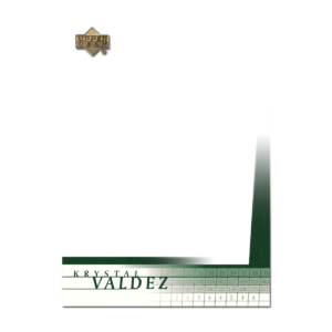 2001 UD Golf Blank Template