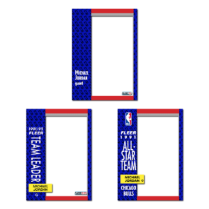 1991-92 Fleer Basketball Blank Template