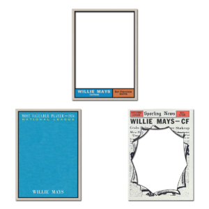 1961 Topps Baseball Blank Template